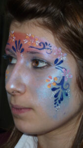 Face Painting - flowers, swirls