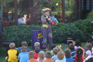 Fun Magic show in Garden